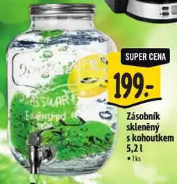 Albert Zásobník skleněný s kohoutkem nabídka