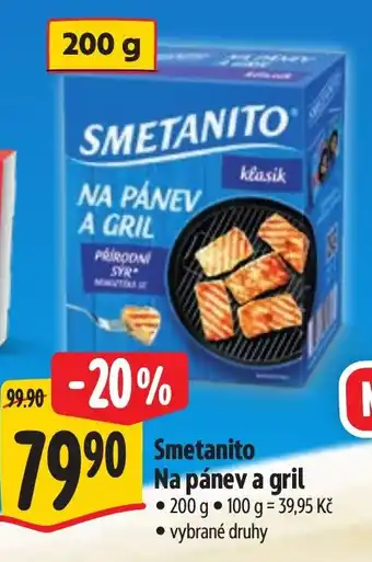 Albert Smetanito Na pánev a gril nabídka