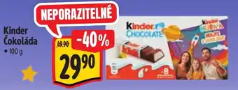 Albert Kinder Čokoláda nabídka