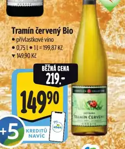 Albert Tramín červený Bio nabídka