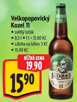 Albert Velkopopovický Kozel 11 nabídka