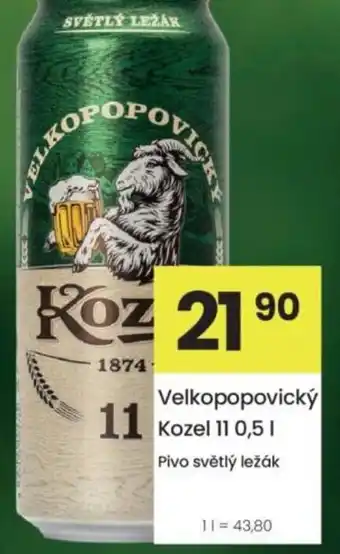 Kubík potraviny Velkopopovický Kozel 11 nabídka