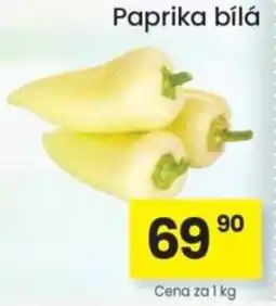 Kubík potraviny Paprika bílá nabídka