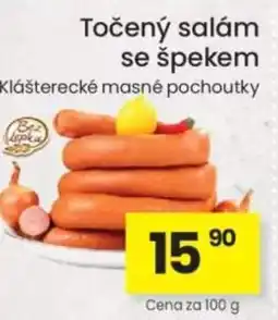 Kubík potraviny Točený salám se špekem nabídka