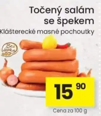 Kubík potraviny Točený salám se špekem nabídka