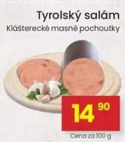 Kubík potraviny Tyrolský salám nabídka