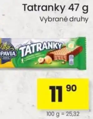 Kubík potraviny Tatranky nabídka