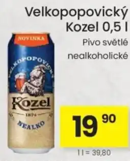 Kubík potraviny Velkopopovický Kozel nabídka