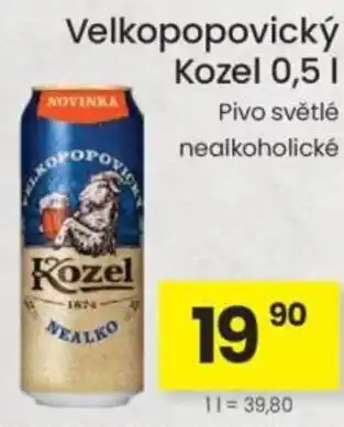 Kubík potraviny Velkopopovický Kozel nabídka