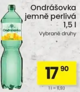 Kubík potraviny Ondrášovka jemně perlivá nabídka