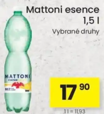 Kubík potraviny Mattoni esence nabídka