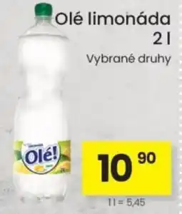 Kubík potraviny Olé limonáda nabídka