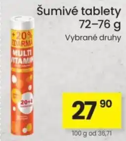 Kubík potraviny Šumivé tablety nabídka