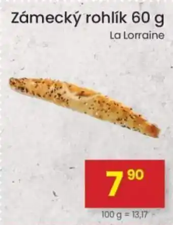 Kubík potraviny Zámecký rohlík nabídka