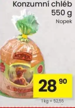 Kubík potraviny Konzumní chléb nabídka