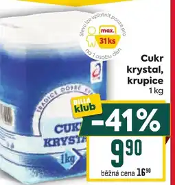 Billa Cukr krystal, krupice nabídka