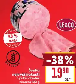 Billa Šunka nejvyšší jakosti nabídka