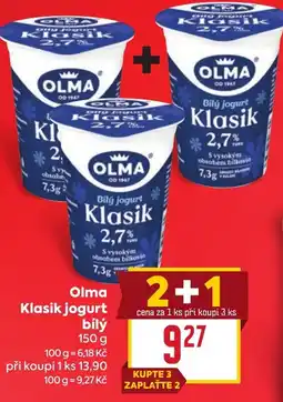Billa Olma Klasik jogurt bílý nabídka
