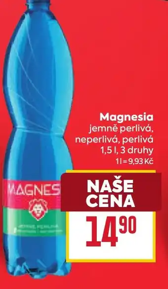 Billa Magnesia jemně perlivá, neperlivá, perlivá nabídka