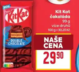 Billa Kit Kat čokoláda nabídka
