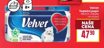 Billa Velvet Toaletní papír nabídka