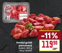 Billa Hovězí guláš porcovaný nabídka
