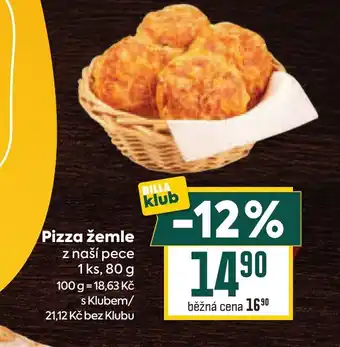 Billa Pizza žemle z naší pece nabídka