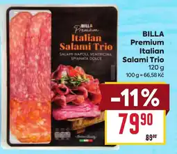 Billa BILLA Premium Italian Salami Trio nabídka