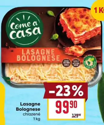 Billa Lasagne Bolognese nabídka