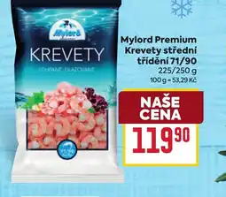 Billa Mylord Premium Krevety střední třídění 71/90 nabídka