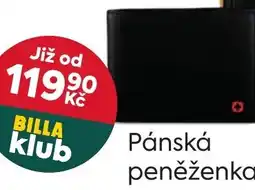 Billa Pánská peněženka nabídka