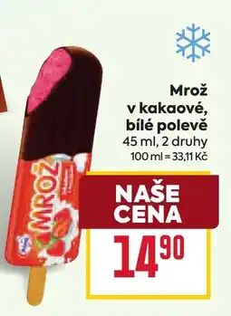 Billa Mrož v kakaové, bílé polevě nabídka