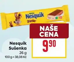 Billa Nesquik Sušenka nabídka