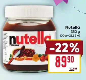 Billa Nutella nabídka
