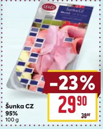 Billa Šunka CZ 95% nabídka