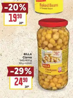 Billa BILLA Cizrna 540/400 g nabídka