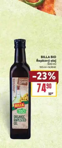 Billa BILLA BIO Řepkový olej nabídka