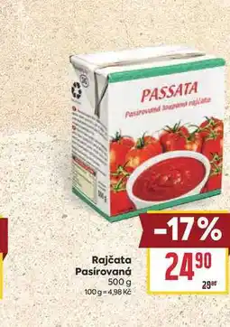 Billa Rajčata Pasírovaná nabídka