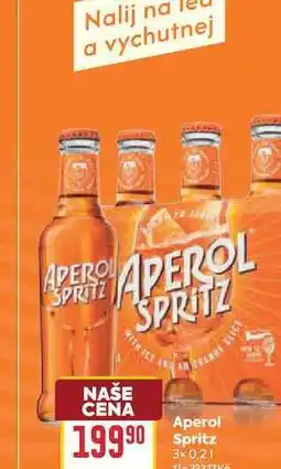 Billa Aperol Spritz nabídka