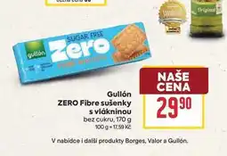 Billa Gullón ZERO Fibre sušenky s vlákninou bez cukru nabídka