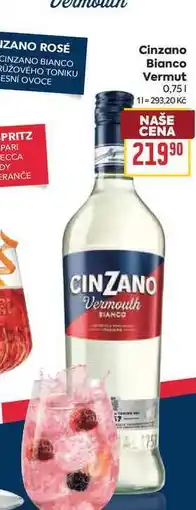 Billa Cinzano Bianco Vermut nabídka