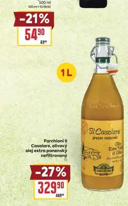 Billa Farchioni II Casolare, olivový olej extra panenský nefiltrovaný nabídka