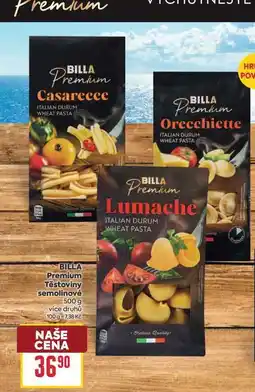 Billa BILLA Premium Těstoviny semolinové nabídka