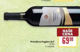Billa Primitivo Puglia I.G.T nabídka
