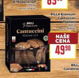 Billa BILLA Premium Cantuccini Toscani nabídka