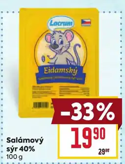 Billa Salámový sýr 40% nabídka