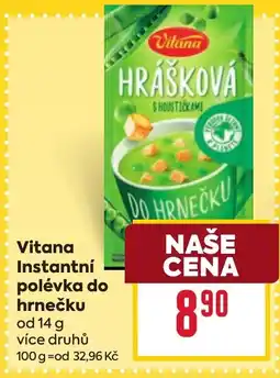 Billa Vitana Instantní polévka do hrnečku nabídka