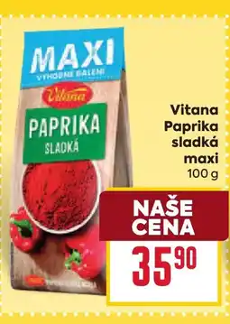 Billa Vitana Paprika sladká maxi nabídka