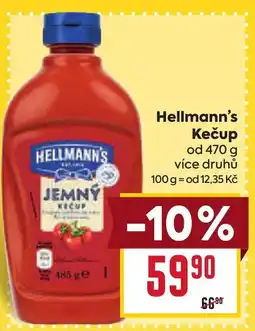 Billa Hellmann's Kečup nabídka