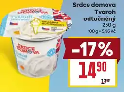 Billa Srdce domova Tvaroh odtučněný nabídka
